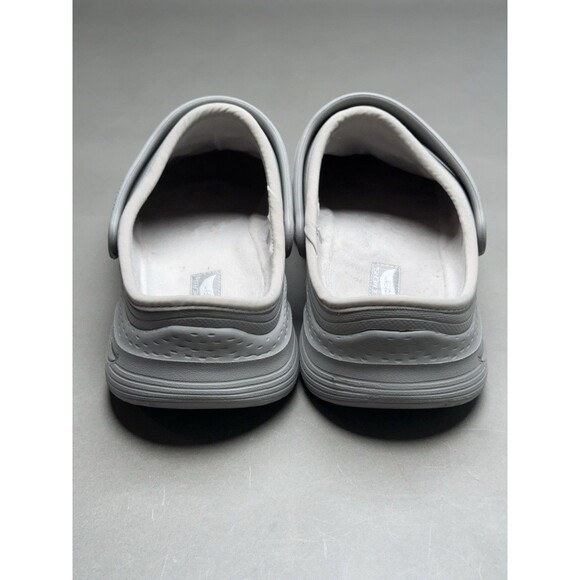 SKECHERS Foamies Slip On CLOG Sandals in GRAY - Faux Fur Lined Men\'s 13 US